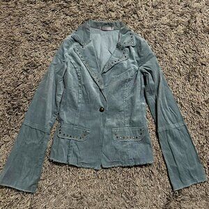 Y2K Monteau Bratz Lizzie McGuire Velvety Bell Sleeve Jacket size S